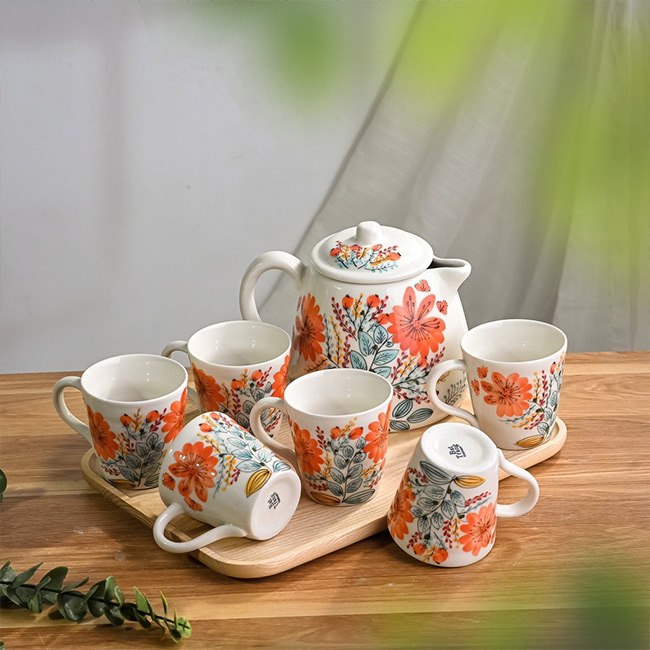 ấm chén bát tràng